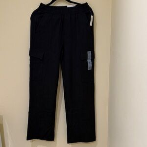 Old Navy Unisex Black Cargo Pants | women’s Cargo | Men’s Cargo Size XS